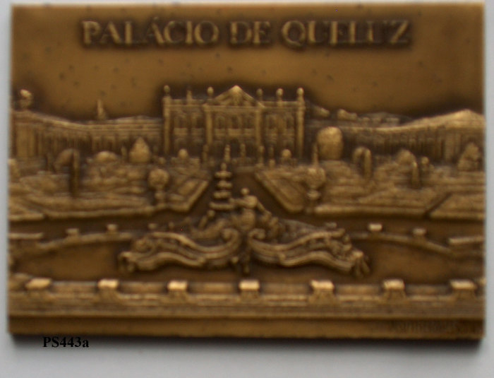 MEDALHA "PALÁCIO DE QUELUZ" [de um conjunto de 16 , da série Palácios Portugueses]