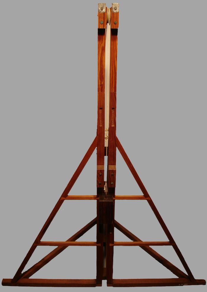 Grua bate estacas (Maquete)