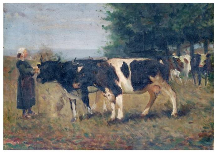 Bretã com vacas