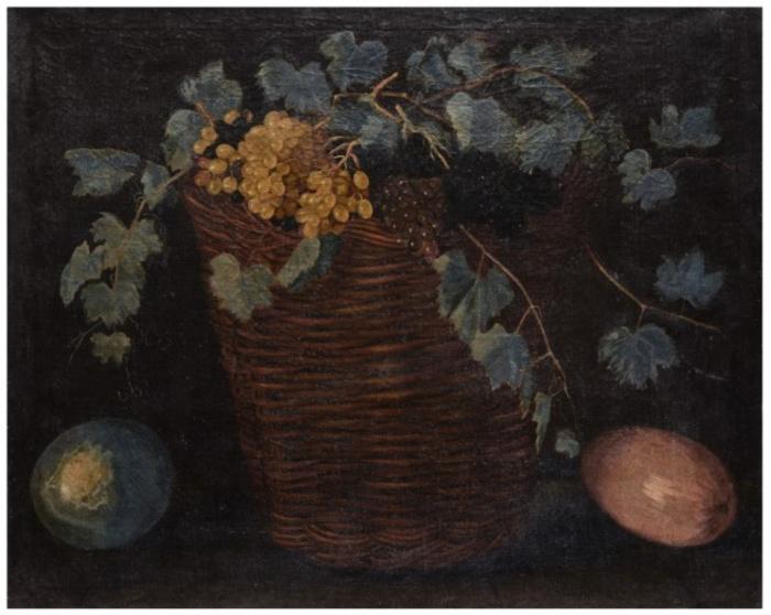 Natureza-Morta com cesto de uvas