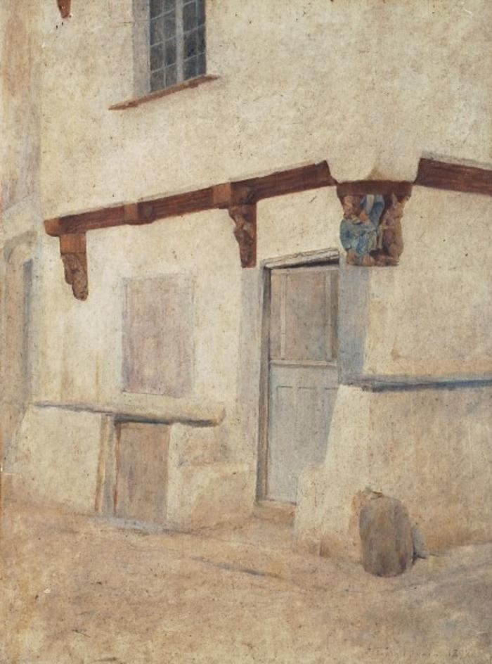 Fachada de casa bretã (Frente)