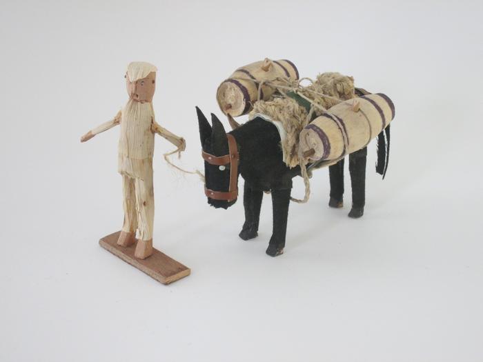  Homem com burro (miniatura) (MSM505)