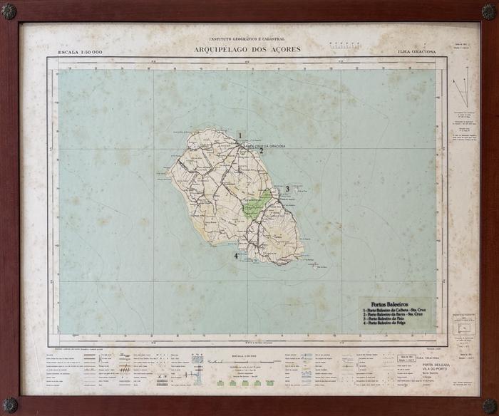 Gravura - Mapa da Graciosa