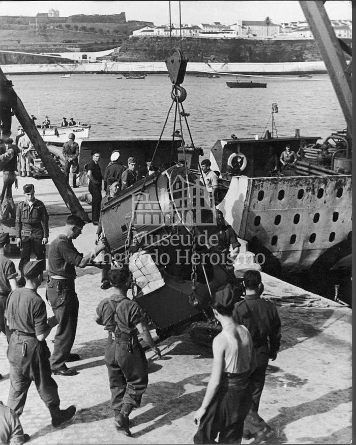 Desembarque dos militares ingleses