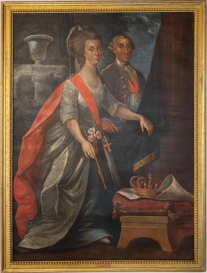 Pintura com moldura.