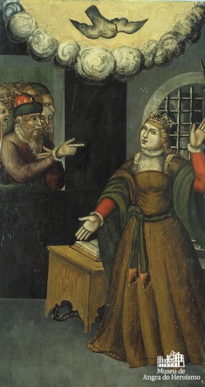 Políptico de Santa Catarina - 1º tábua