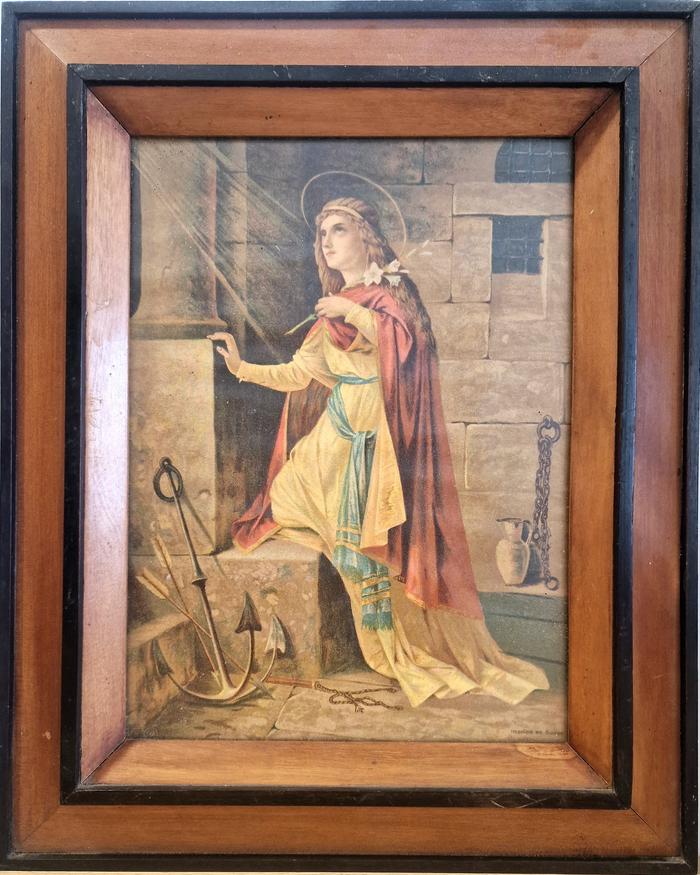 Santa Filomena - Gravura 