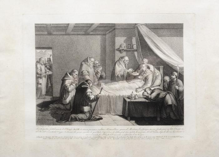 Fu fatto partire frettolosamente il S. Pontefice Pio VII da Savona per essere condotto a Fontanebleau e giunse al Montecenis di 17 Giugno 1812, ove dovette porsi in letto di troppo indebolito dall´incomodo del viaggio, e trattenersi due giorni assistito