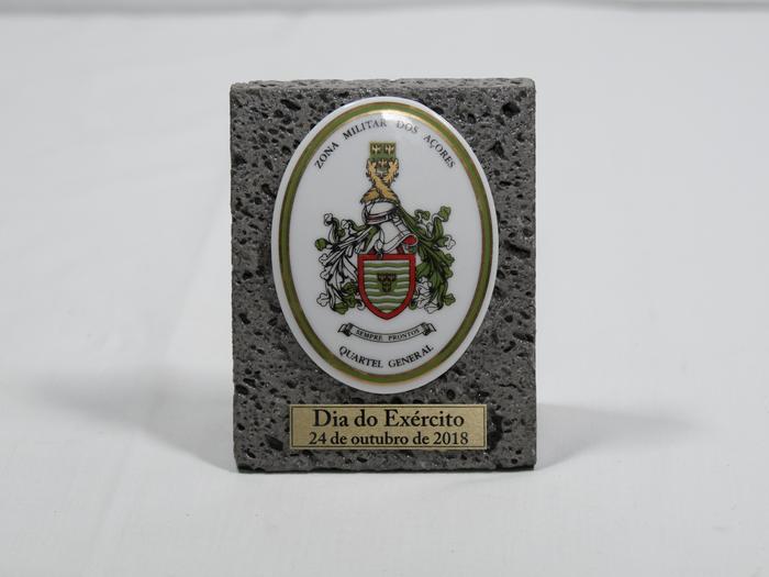 Placa decorativa da Zona Militar dos Açores