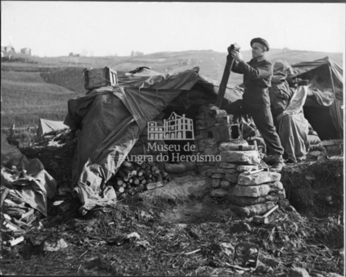 "On the fifth army front in Italy"