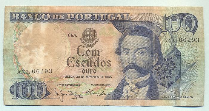 Nota de 100 Escudos, Republica