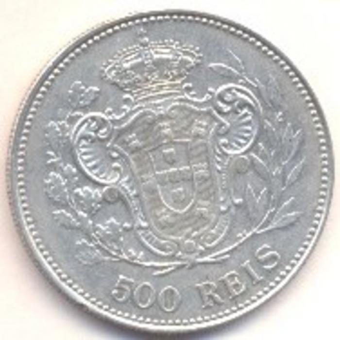 Moeda 500 Réis / 5 Tostões, D. Manuel II
