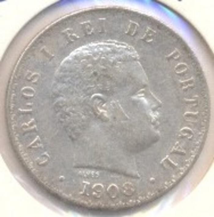 Moeda 500 Réis / 5 Tostões, D. Carlos I