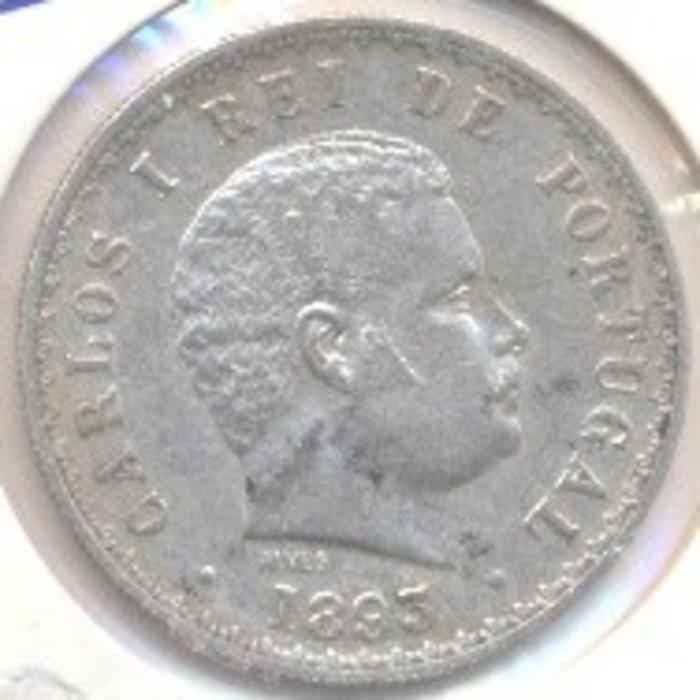 Moeda 500 Réis / 5 Tostões, D. Carlos I