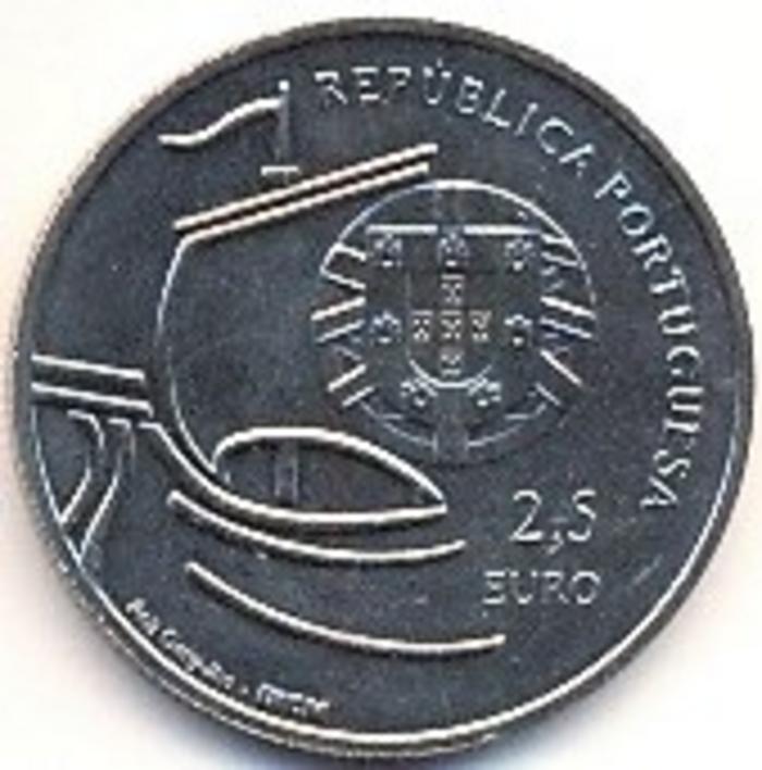 Moeda 2.50 Euros, Portugal 