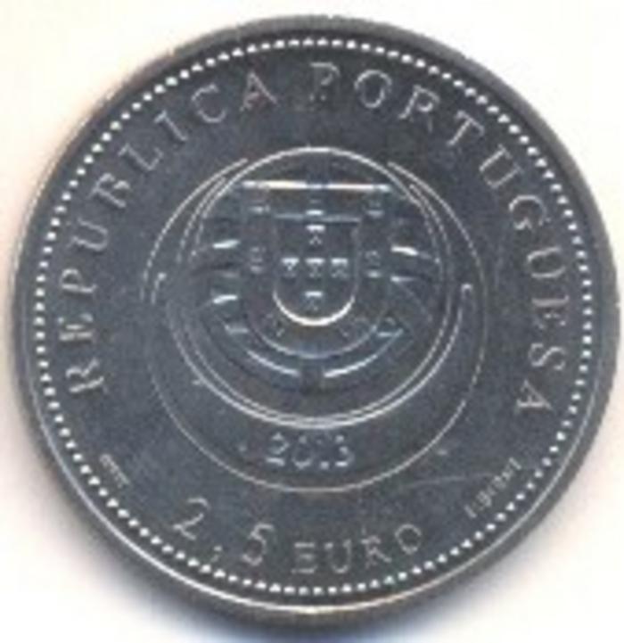 Moeda 2.50 Euros, Portugal 