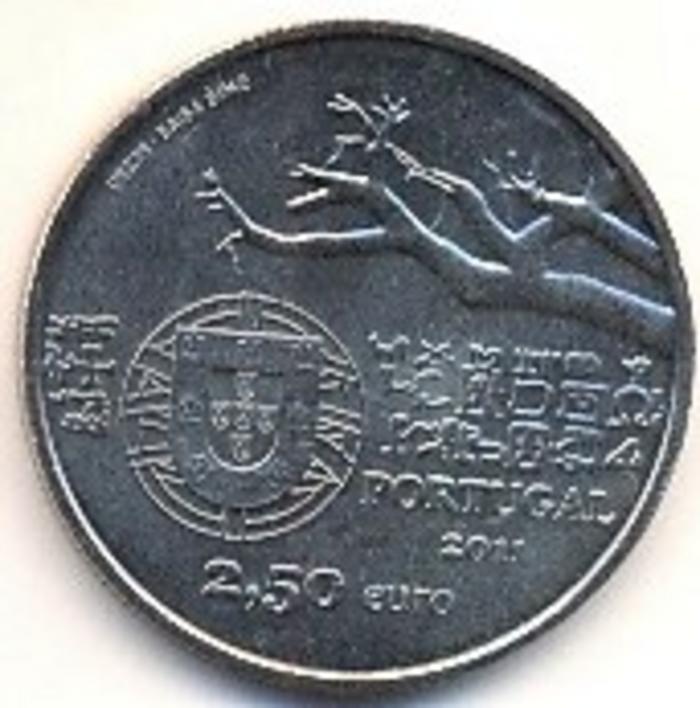 Moeda 2.50 Euros, Portugal 
