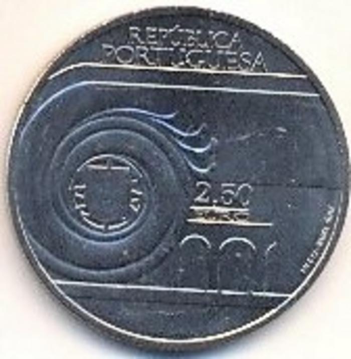 Moeda 2.50 Euros, Portugal 