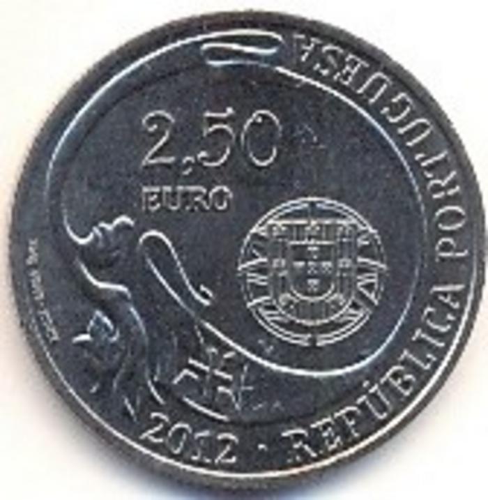 Moeda 2.50 Euros, Portugal