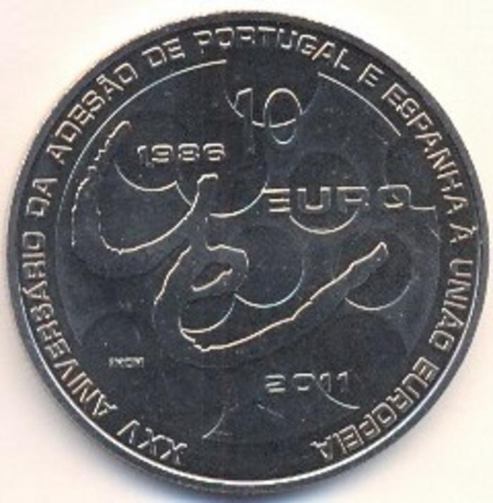 Moeda 10 Euros, Portugal