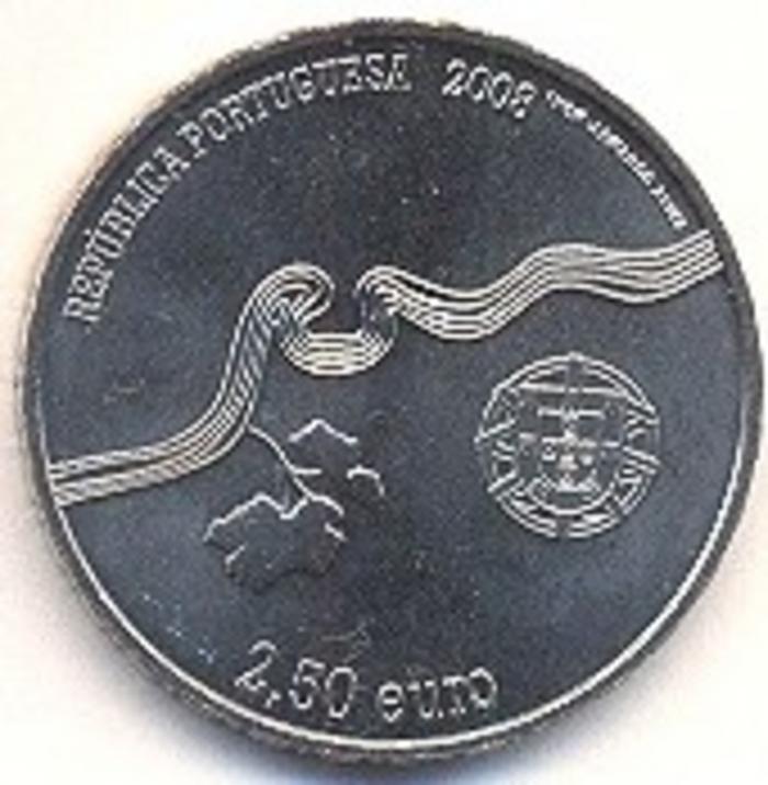 Moeda 2 ½ Euros, Portugal 