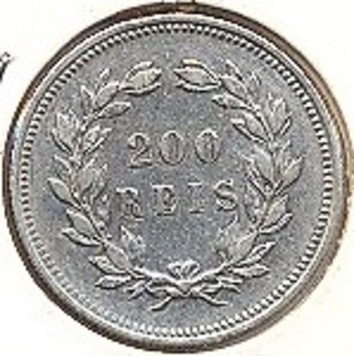 Moeda 200 Réis / 2 Tostões, D. Carlos I