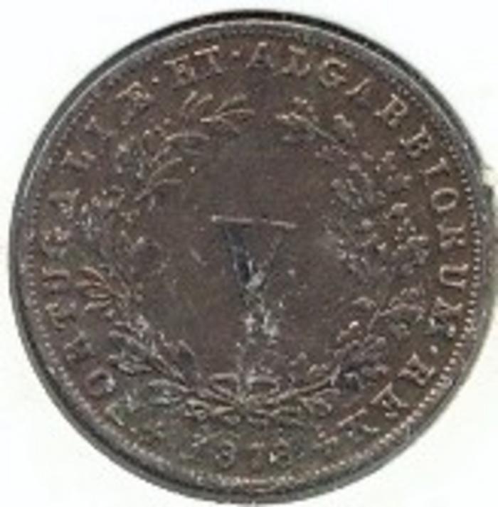Moeda 5 Réis, D. Luís I