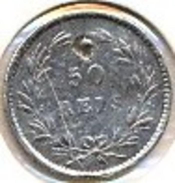 Moeda 50 Réis / ½ Tostão, D. Luís I