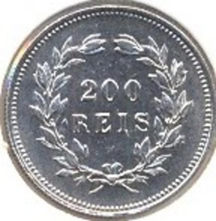 Moeda 200 Réis / 2 Tostões, D. Carlos I