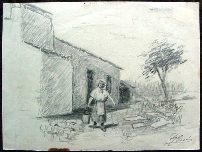 Desenho - Paisagem Rural 