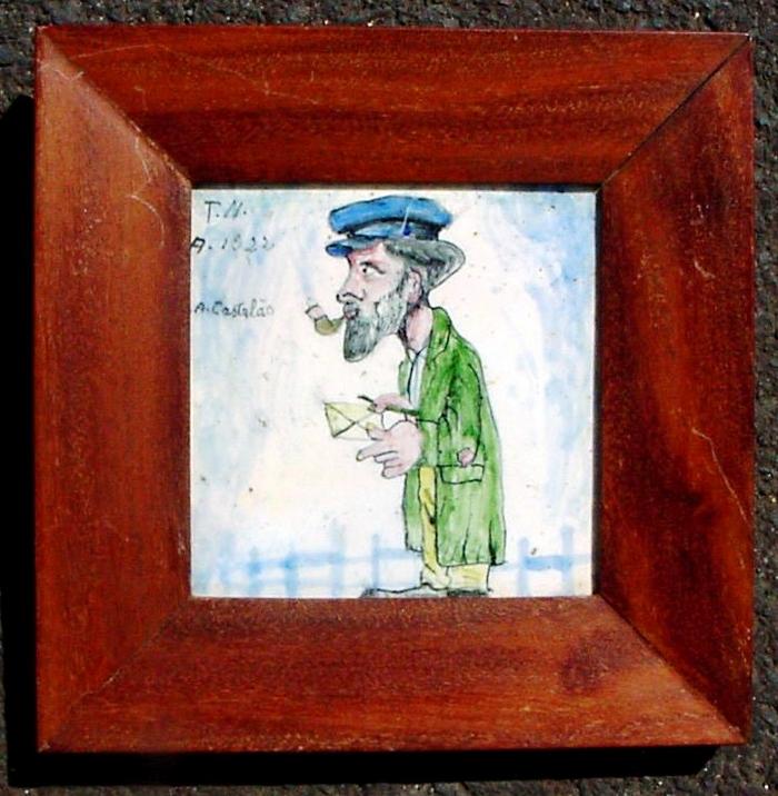 Pintura - O Homem do Cachimbo 