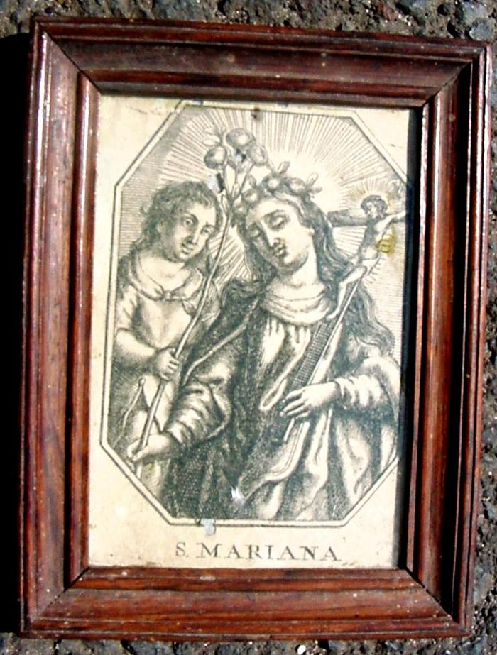 Gravura - Santa Mariana