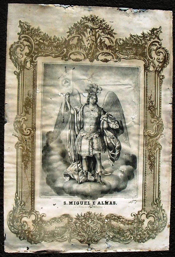 Gravura - S. Miguel e Almas
