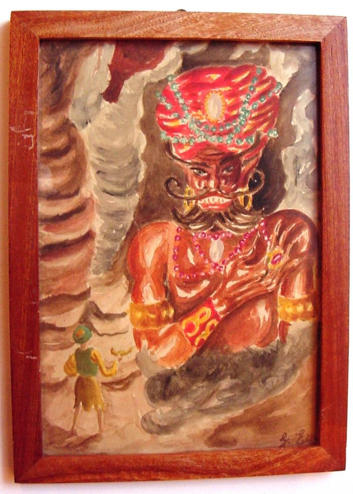 Pintura - Aladim e o Mágico