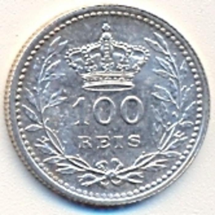 Moeda 100 Réis, Tostão D Manuel II