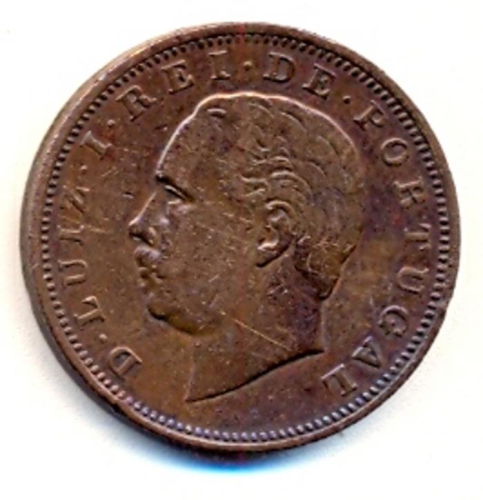 Moeda 20 Réis, D. Luís I 