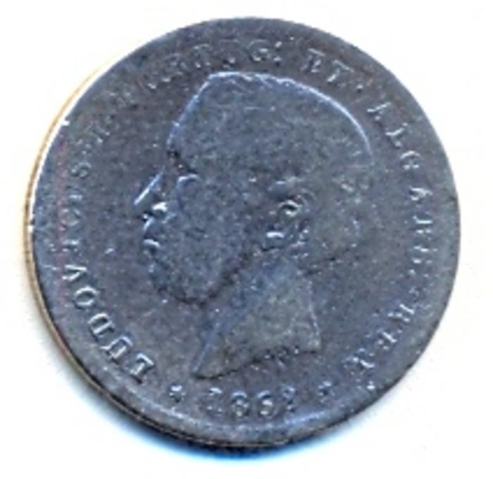 Moeda 200 Réis / 2 Tostões, D. Luís I