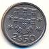 Moeda 2 Escudos e 50 Centavos, Republica