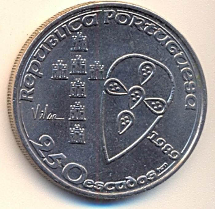 Moeda 250 Escudos, Republica