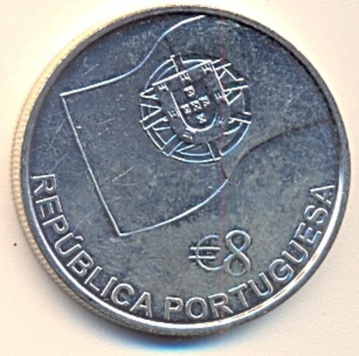 Moeda 8 Euros, Portugal 