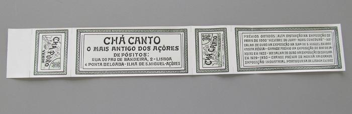 Cinta para embalagem de chá