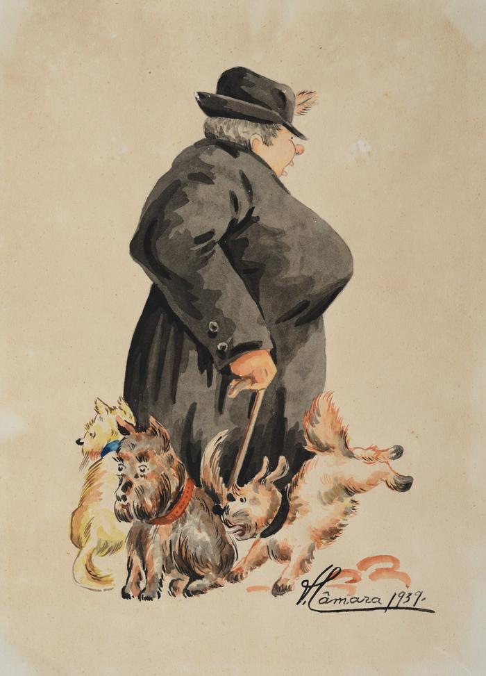 Caricatura de Alice Moderno