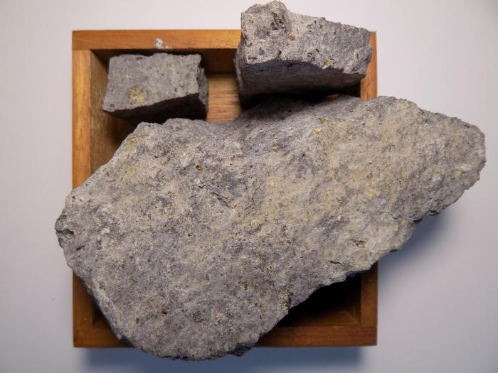 Amostra geológica do Túnel das Sete Cidades