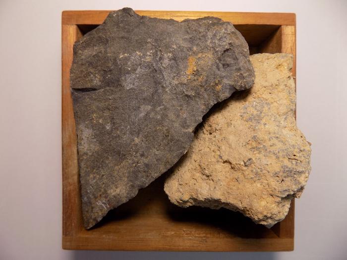 Amostra geológica do Túnel das Sete Cidades