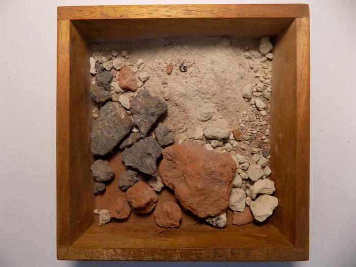 Amostra geológica do Túnel das Sete Cidades