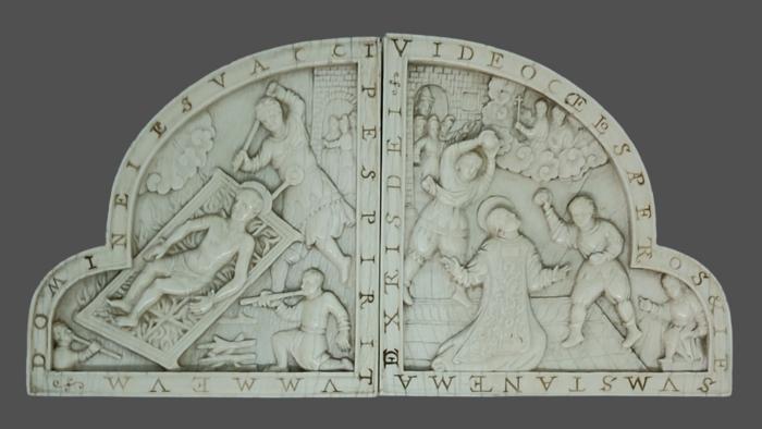 MARTÍRIOS DE SÃO LOURENÇO E SANTO ESTEVÃO [Díptico]