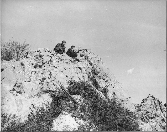 "Germans retreat in Montenegro"