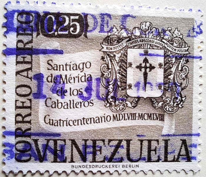 selo 0.25 bolívar