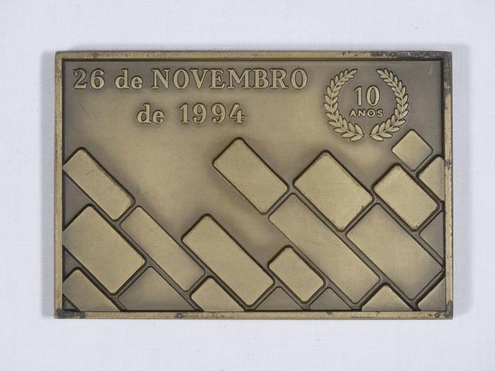 Medalha dos 10 anos do Centro de Produção das Murtas