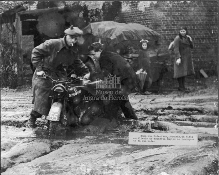 <i>Mud impedes movement of supplies in Holland</i>